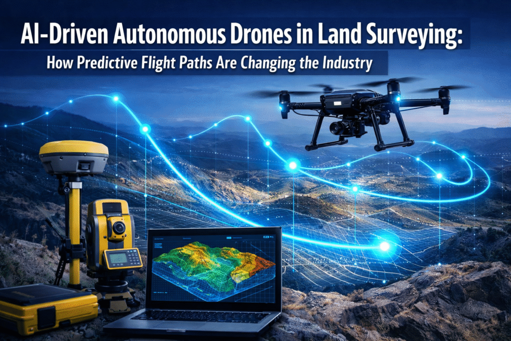 AI-Driven Autonomous Drones in Land Surveying: How Predictive Flight Paths Are Changing the Industry