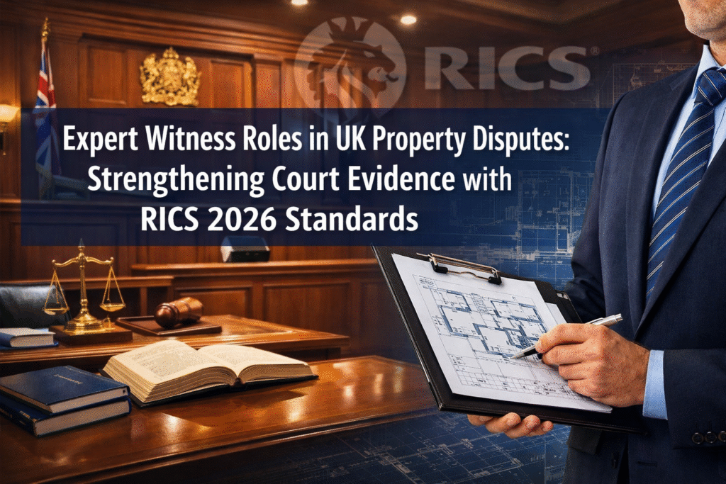 Expert Witness Roles in UK Property Disputes: Strengthening Court Evidence with RICS 2026 Standards