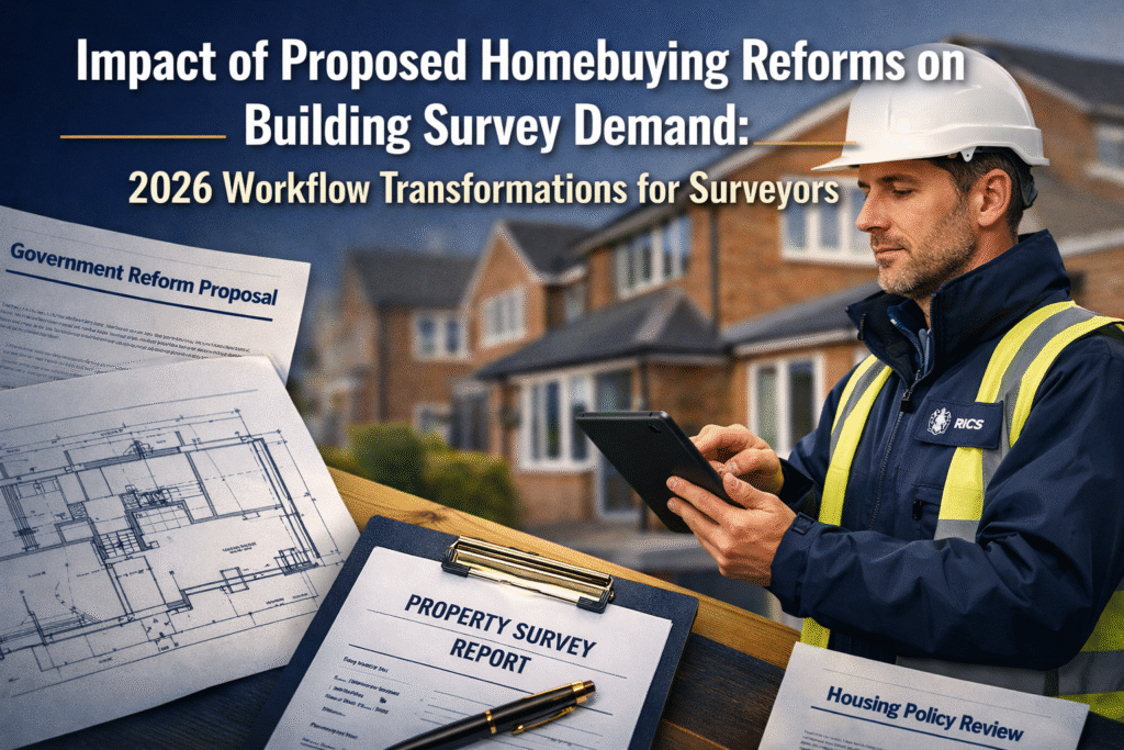 Impact of Proposed Homebuying Reforms on Building Survey Demand: 2026 Workflow Transformations for Surveyors
