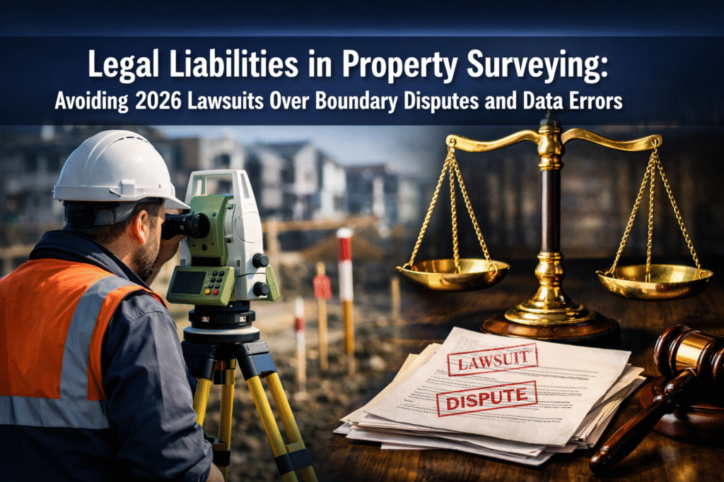 Legal Liabilities in Property Surveying: Avoiding 2026 Lawsuits Over Boundary Disputes and Data Errors