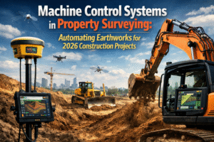 Machine Control Systems in Property Surveying: Automating Earthworks for 2026 Construction Projects