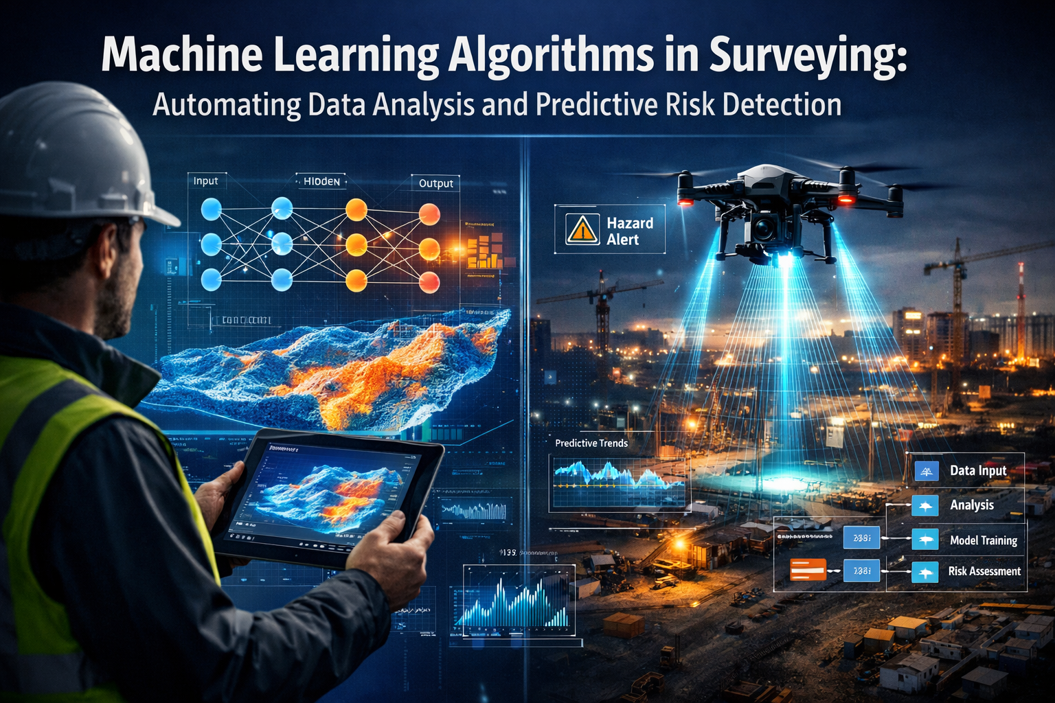 Machine Learning Algorithms in Surveying: Automating Data Analysis and Predictive Risk Detection