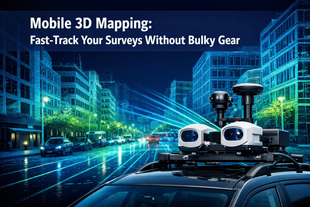 Mobile 3D Mapping: Fast-Track Your Surveys Without Bulky Gear