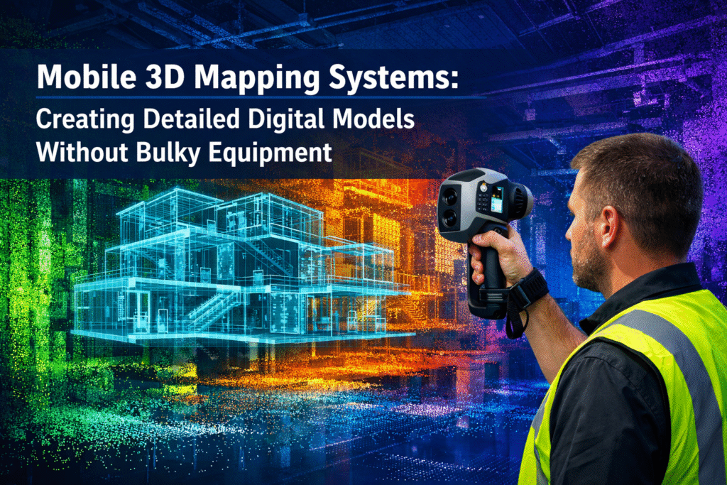 Mobile 3D Mapping Systems: Creating Detailed Digital Models Without Bulky Equipment