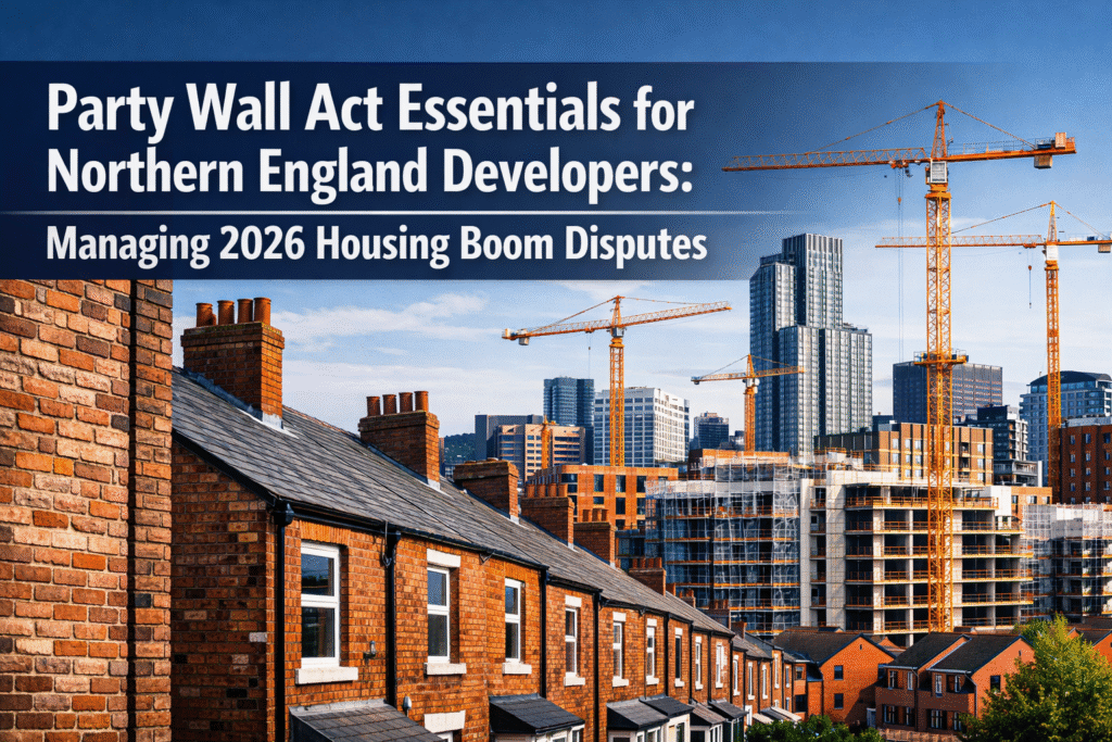Party Wall Act Essentials for Northern England Developers: Managing 2026 Housing Boom Disputes