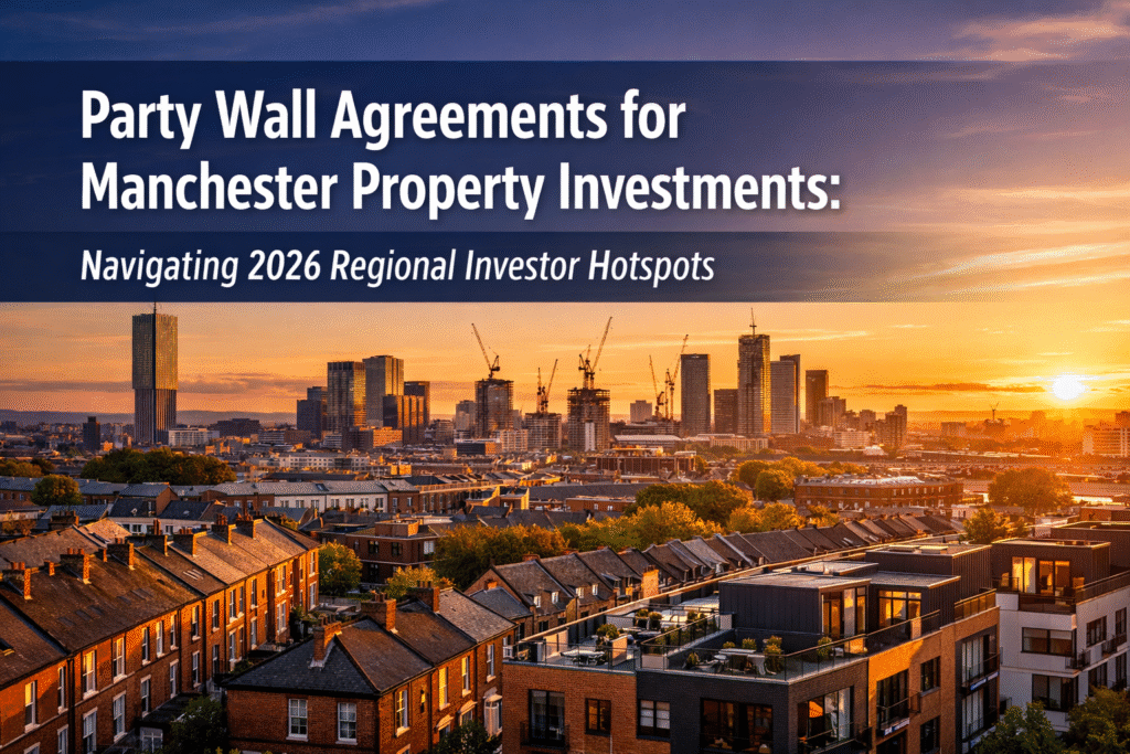 Party Wall Agreements for Manchester Property Investments: Navigating 2026 Regional Investor Hotspots