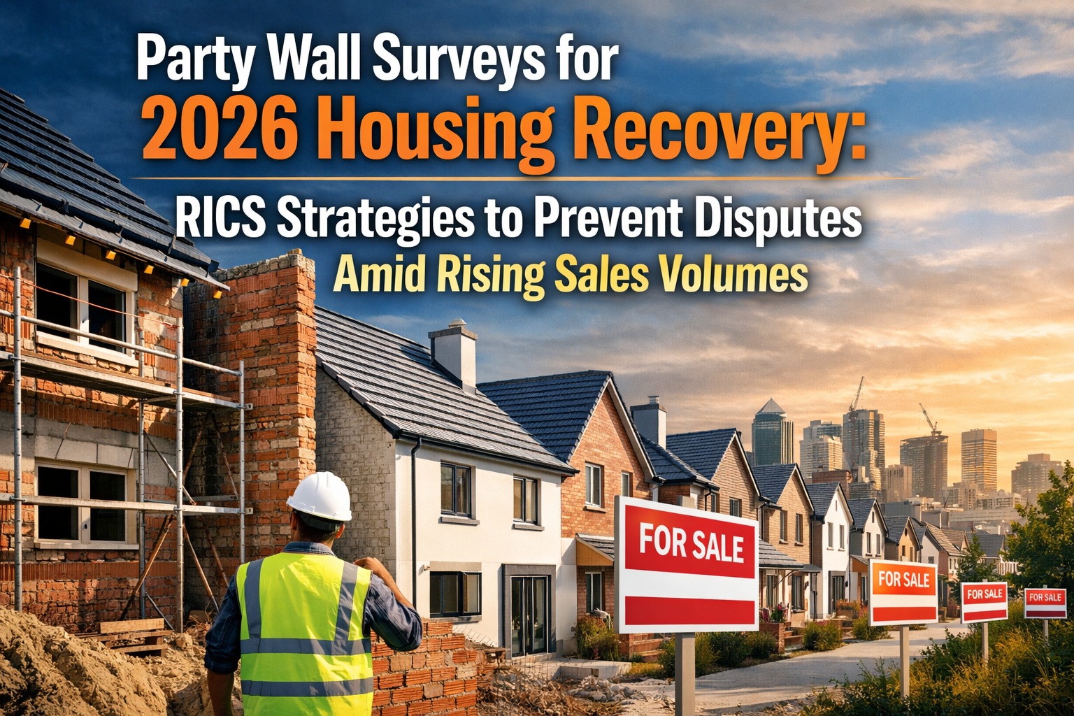 Party Wall Surveys for 2026 Housing Recovery: RICS Strategies to Prevent Disputes Amid Rising Sales Volumes