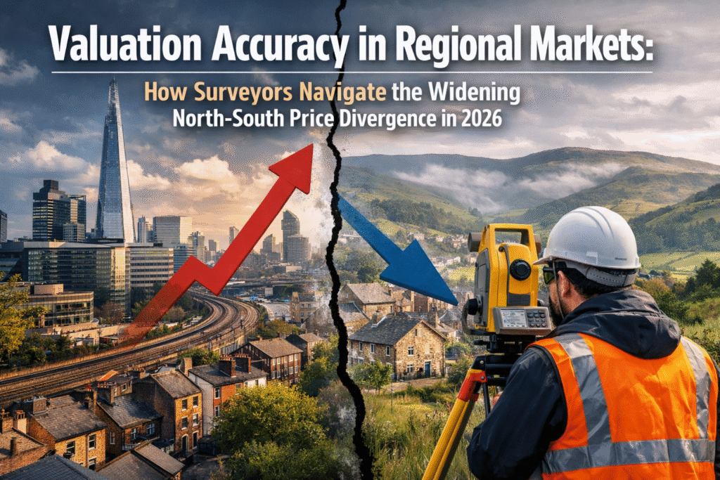 Valuation Accuracy in Regional Markets: How Surveyors Navigate the Widening North-South Price Divergence in 2026