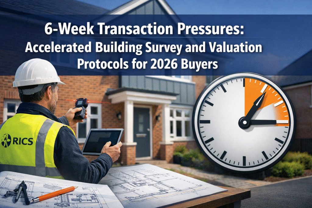 6-Week Transaction Pressures: Accelerated Building Survey and Valuation Protocols for 2026 Buyers