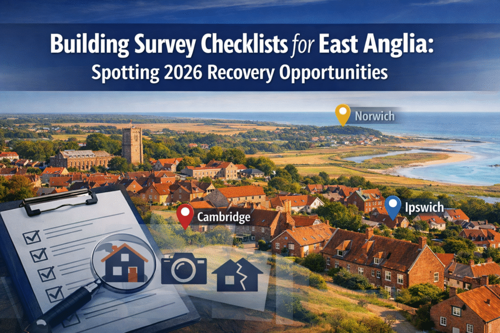 Building Survey Checklists for East Anglia Lagging Markets: Spotting Opportunities in 2026 Recovery Lags