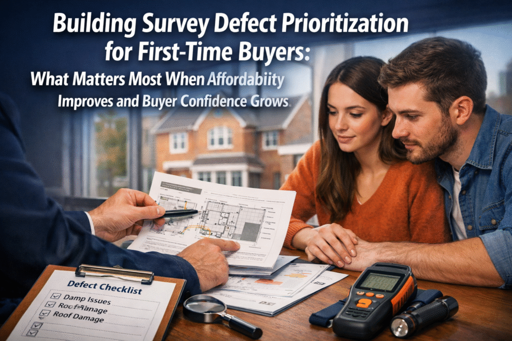 Building Survey Defect Prioritization for First-Time Buyers: What Matters Most When Affordability Improves and Buyer Confidence Grows