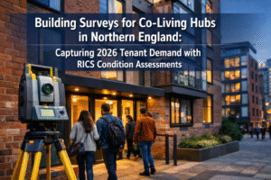 Building Surveys for Co-Living Hubs in Northern England: Capturing 2026 Tenant Demand with RICS Condition Assessments