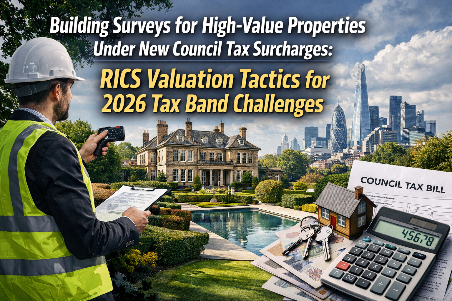 Building Surveys for High-Value Properties Under New Council Tax Surcharges: RICS Valuation Tactics for 2026 Tax Band Challenges