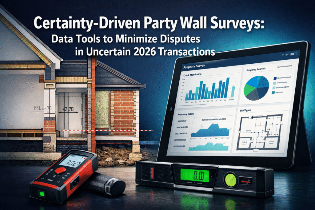 Certainty-Driven Party Wall Surveys: Data Tools to Minimize Disputes in Uncertain 2026 Transactions
