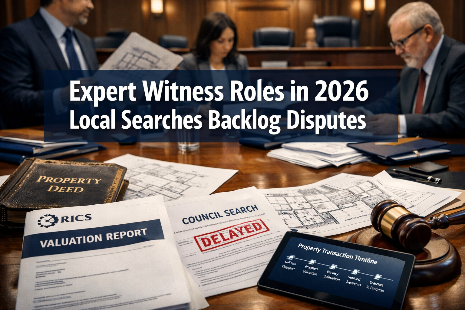 Expert Witness Roles in 2026 Local Searches Backlog Disputes: Evidence Strategies for Delayed Completions