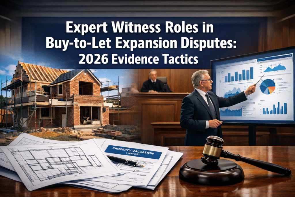 Expert Witness Roles in Buy-to-Let Expansion Disputes: 2026 Evidence Tactics for Institutional Claims
