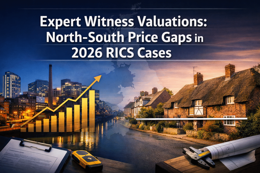 Expert Witness Valuations for Regional Disputes: North-South Price Gaps in 2026 RICS Cases