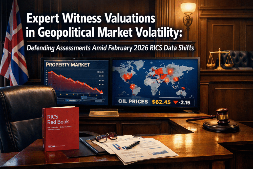 Expert Witness Valuations in Geopolitical Market Volatility: Defending Assessments Amid February 2026 RICS Data Shifts