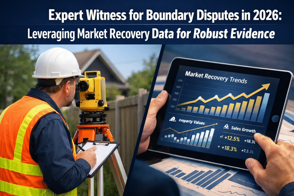 Expert Witness for Boundary Disputes in 2026: Leveraging Market Recovery Data for Robust Evidence