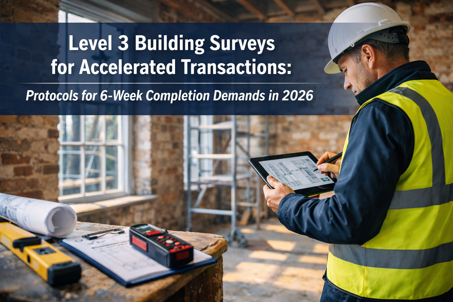 Level 3 Building Surveys for Accelerated Transactions: Protocols for 6-Week Completion Demands in 2026