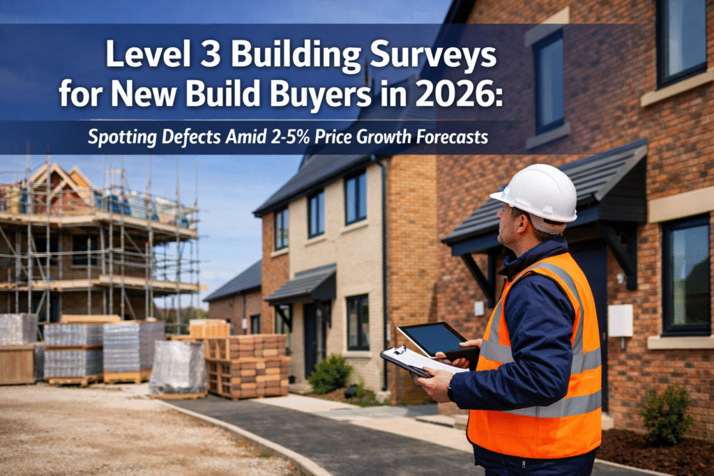 Level 3 Building Surveys for New Build Buyers in 2026: Spotting Defects Amid 2-5% Price Growth Forecasts