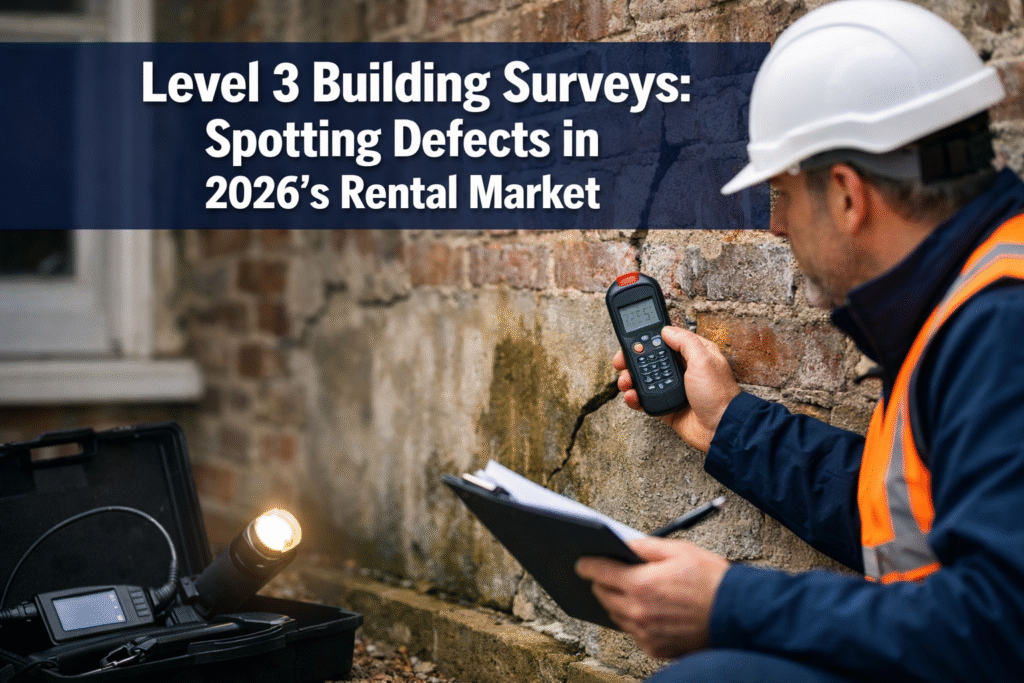 Level 3 Building Surveys in Lettings Shortages: Spotting Defects for 2026's +20% Rent Rise Expectations