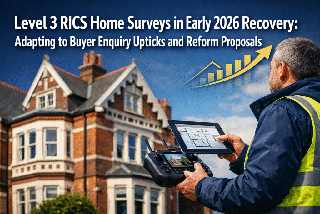 Level 3 RICS Home Surveys in Early 2026 Recovery: Adapting to Buyer Enquiry Upticks and Reform Proposals