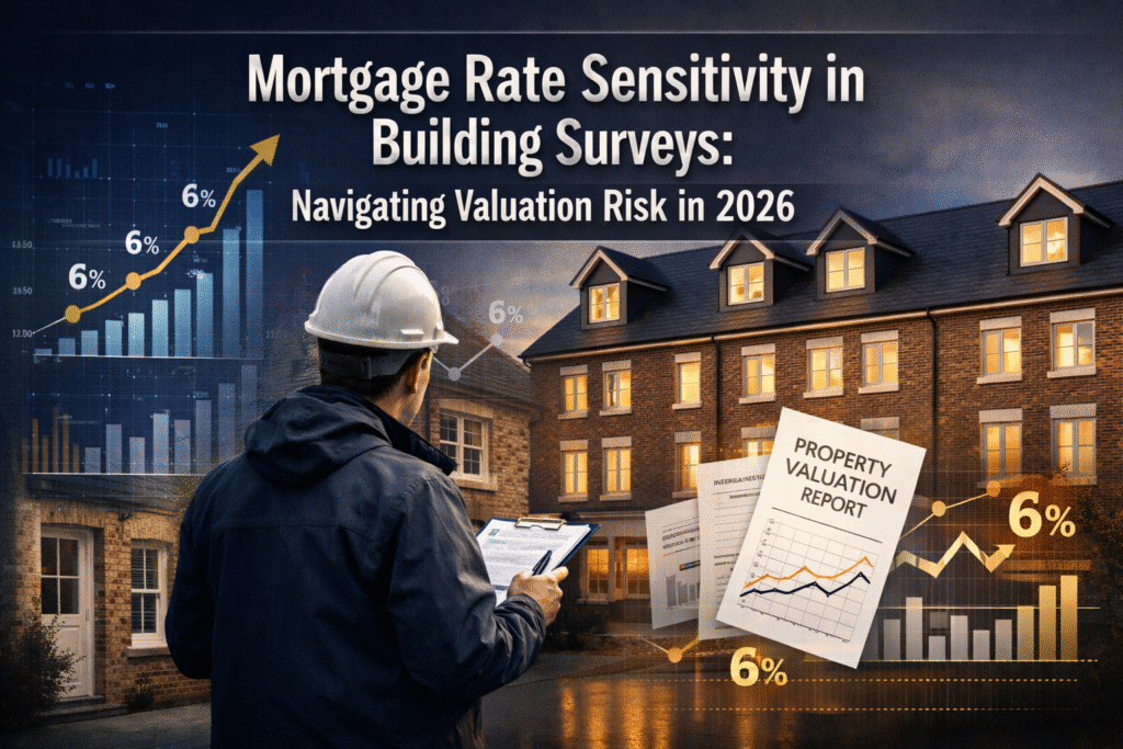Mortgage Rate Sensitivity in Building Surveys: How Surveyors Navigate Valuation Risk in Uncertain 2026 Environment