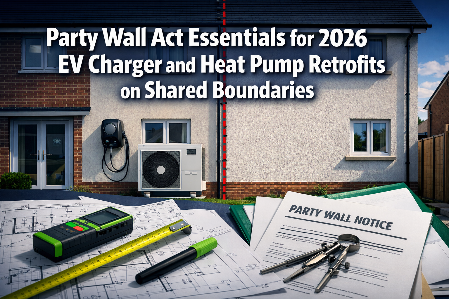 Party Wall Act Essentials for 2026 EV Charger and Heat Pump Retrofits on Shared Boundaries