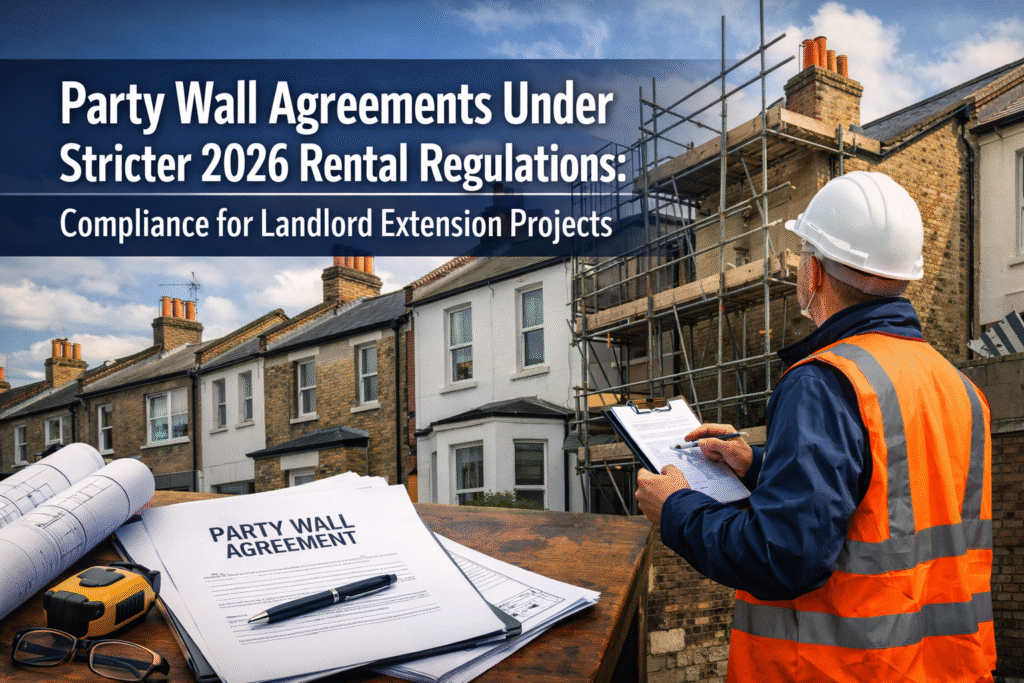 Party Wall Agreements Under Stricter 2026 Rental Regulations: Compliance for Landlord Extension Projects