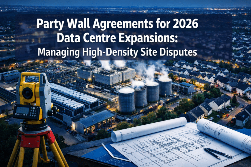 Party Wall Agreements for 2026 Data Centre Expansions: Managing High-Density Site Disputes