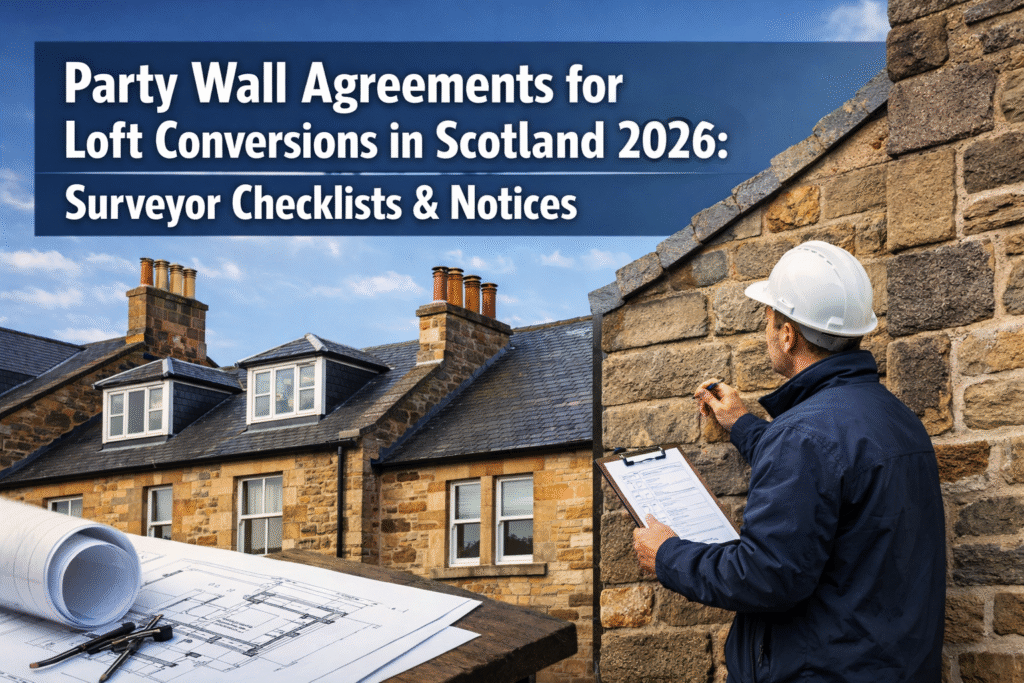 Party Wall Agreements for Loft Conversions in Scotland's 2026 Housing Uptick: Surveyor Checklists and Notices