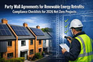 Party Wall Agreements for Renewable Energy Retrofits: Compliance Checklists for 2026 Net Zero Projects