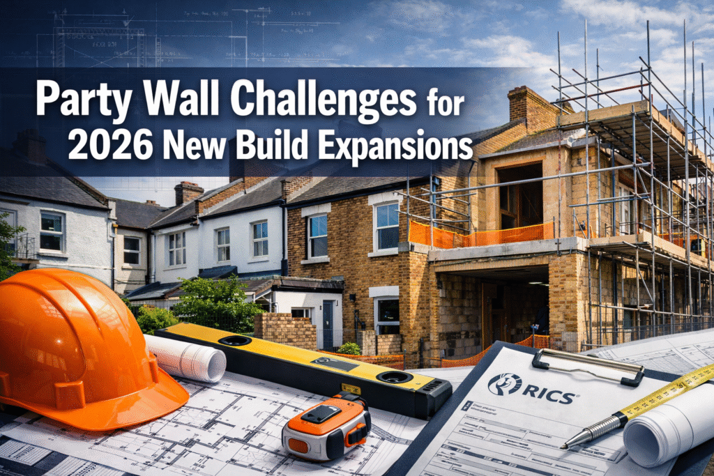 Party Wall Challenges for 2026 New Build Expansions: Surveys for 2-5% Price Growth and Defect Risks