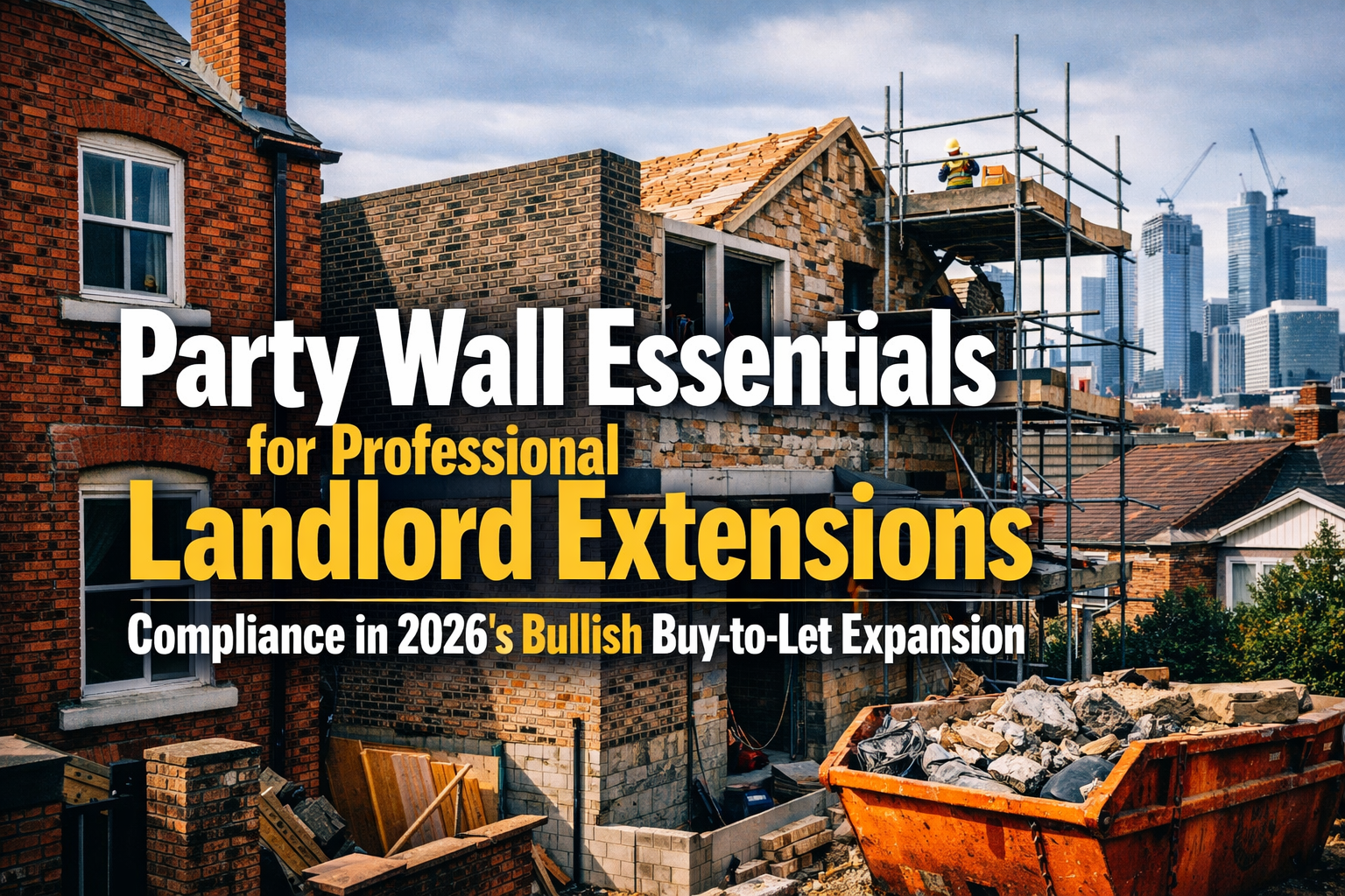 Party Wall Essentials for Professional Landlord Extensions: Compliance in 2026's Bullish Buy-to-Let Expansion