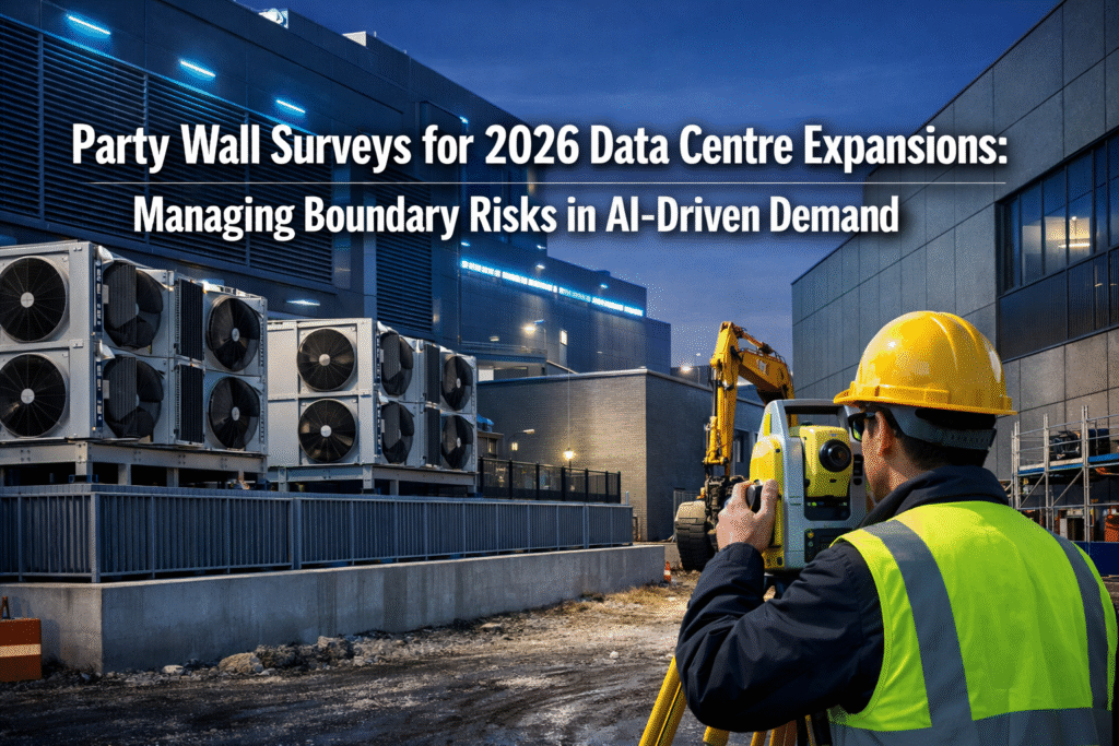 Party Wall Surveys for 2026 Data Centre Expansions: Managing Boundary Risks in AI-Driven Demand