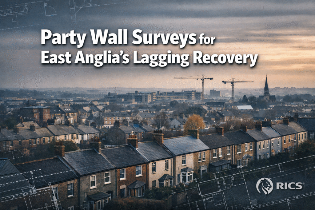 Party Wall Surveys for East Anglia's Lagging Recovery: RICS Strategies to Mitigate Developer Risks in Slow-Moving Markets