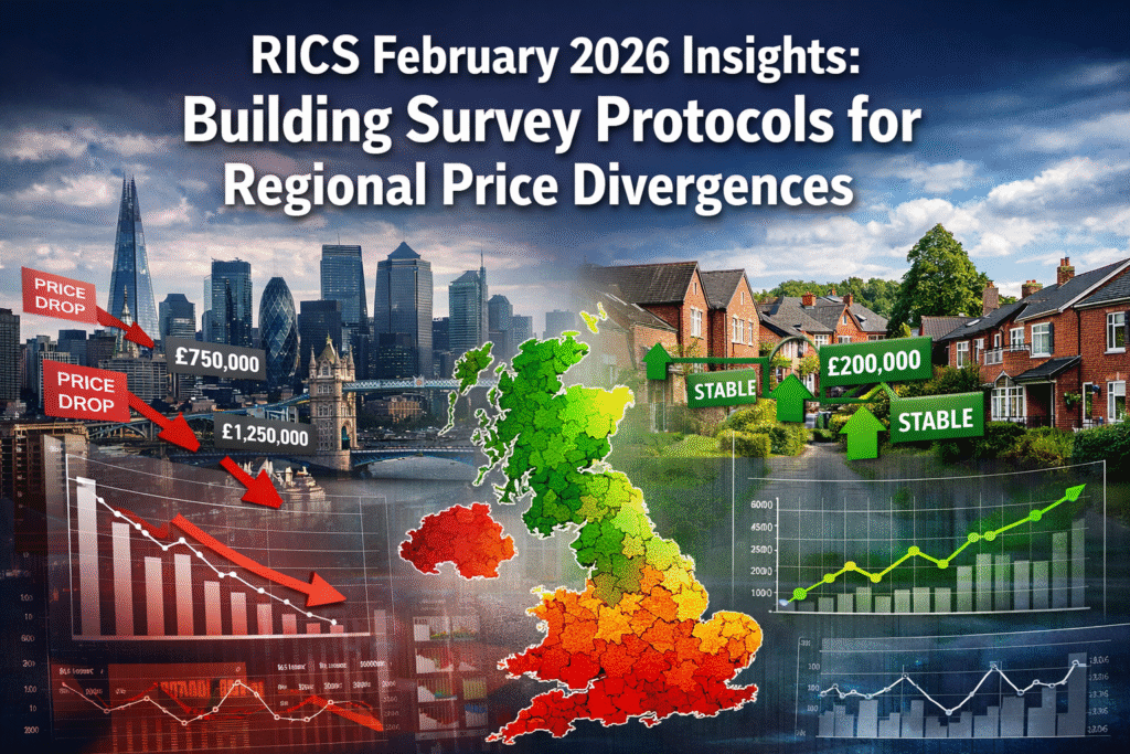 RICS February 2026 Insights: Building Survey Protocols for Regional Price Divergences and Flat Headline Balances