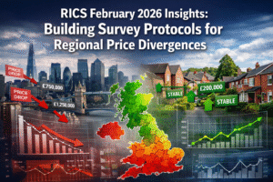 RICS February 2026 Insights: Building Survey Protocols for Regional Price Divergences and Flat Headline Balances