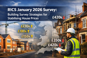 RICS January 2026 Survey Insights: Building Survey Strategies for Stabilising House Prices and Regional Divides