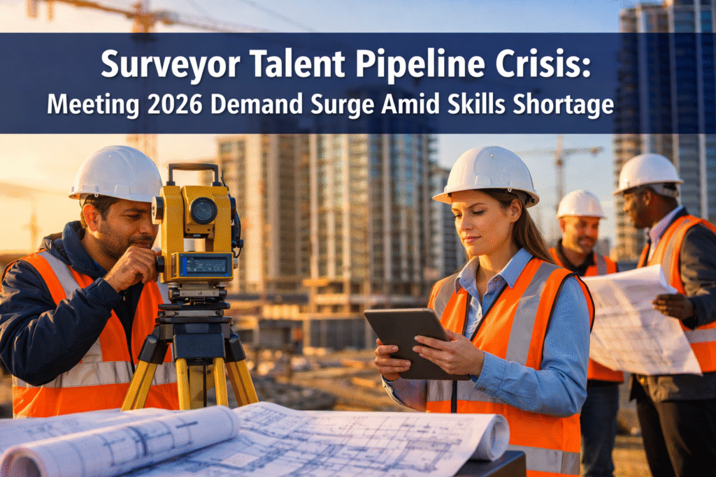 Surveyor Talent Pipeline Crisis: Meeting 2026 Demand Surge Amid Skills Shortage