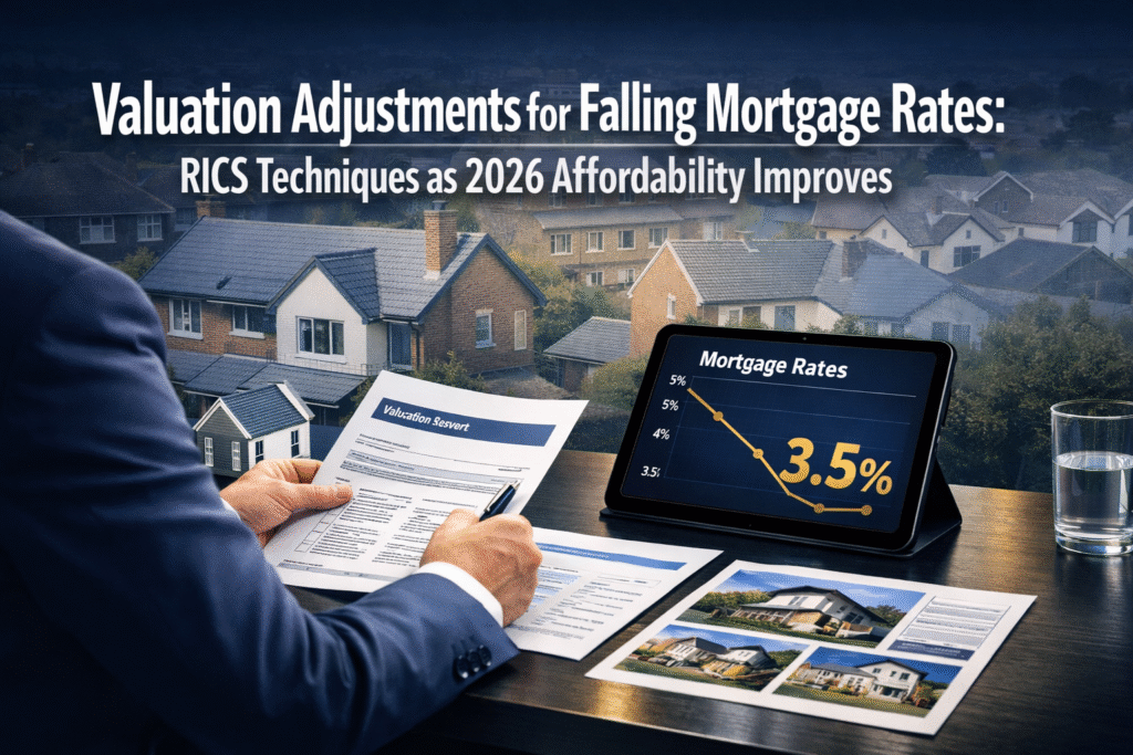 Valuation Adjustments for Falling Mortgage Rates: RICS Techniques as 2026 Affordability Improves