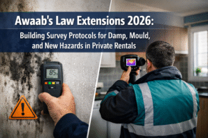 Awaab’s Law Extensions 2026: Building Survey Protocols for Damp, Mould, and New Hazards in Private Rentals