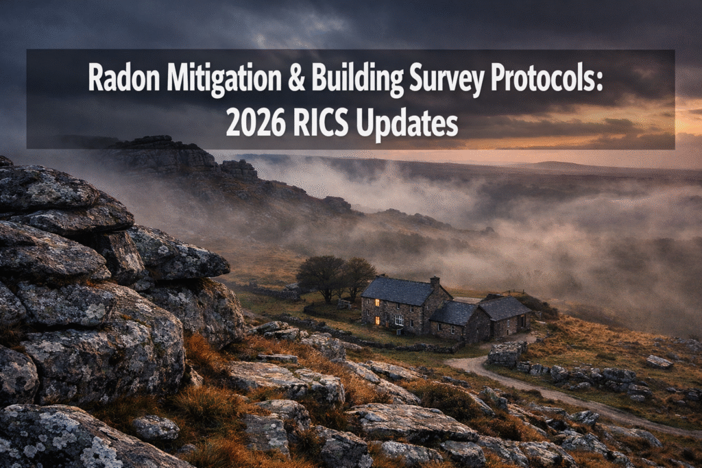 Building Survey Protocols for Radon Mitigation in High-Risk UK Regions: 2026 RICS Updates and Testing Strategies