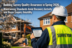 Building Survey Quality Assurance in Spring 2026: Maintaining Standards Amid Recovery Activity and Buyer Enquiry Volatility