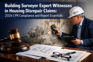 Building Surveyor Expert Witnesses in Housing Disrepair Claims: 2026 CPR Compliance and Report Essentials