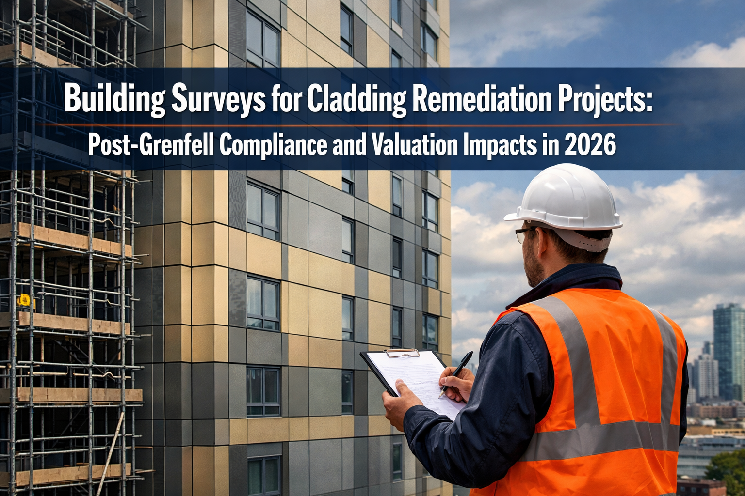 Building Surveys for Cladding Remediation Projects: Post-Grenfell Compliance and Valuation Impacts in 2026