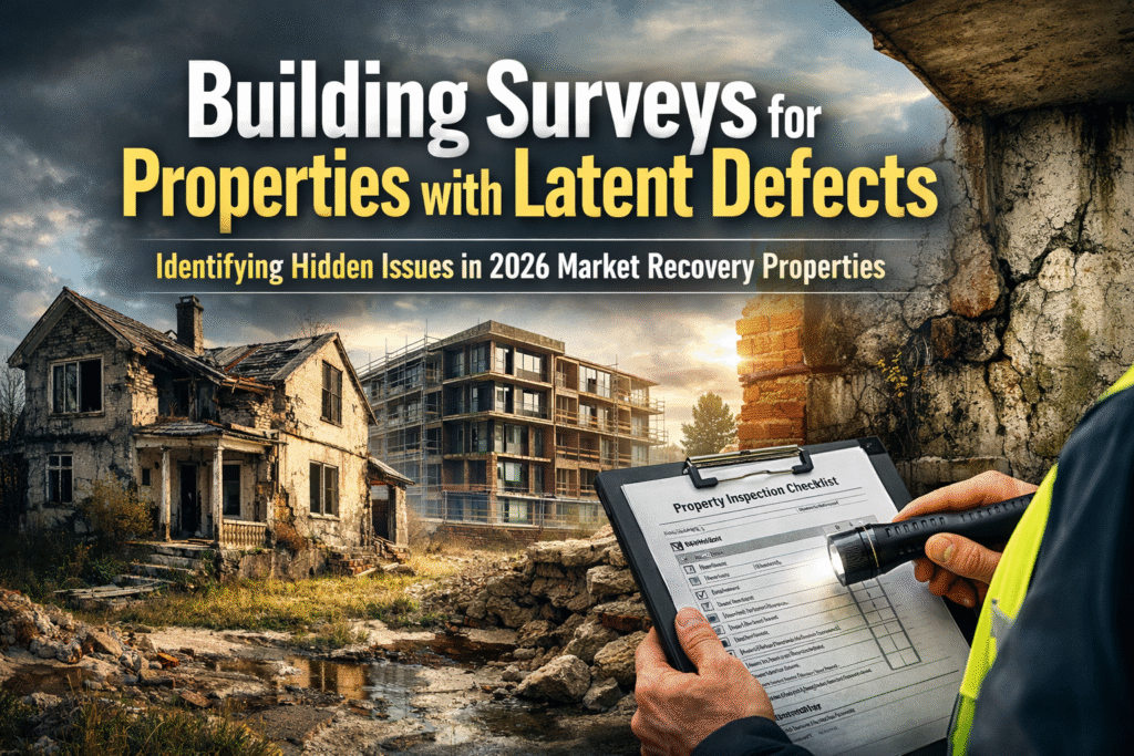 Building Surveys for Properties with Latent Defects: Identifying Hidden Issues in 2026 Market Recovery Properties