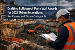 Drafting Bulletproof Party Wall Awards for 2026 Urban Excavations: Key Clauses and Dispute Safeguards