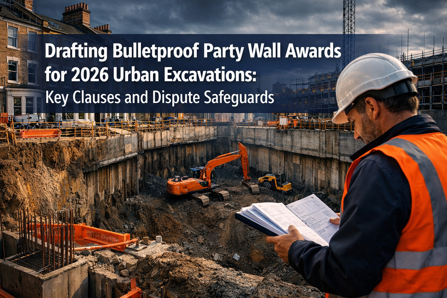 Drafting Bulletproof Party Wall Awards for 2026 Urban Excavations: Key Clauses and Dispute Safeguards